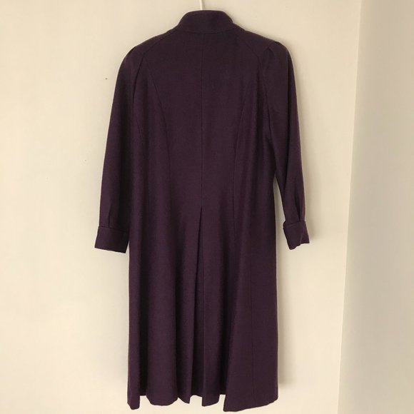 NEW Women's Long Coat in Purple Size M - Picture 2 of 6